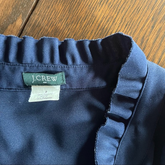 J. Crew Ruffled Sleeveless Blouse - Picture 2 of 3